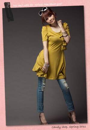 Graceful Pleated Front Short Sleeve Slim Dress