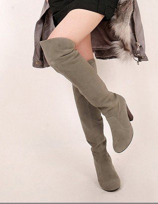 Fashion Pure Color High Boots