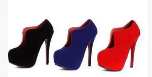 Special Slashed Design Pure Colour High-heeled Shoe