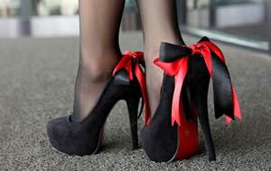 Embellished High-heeled Sho