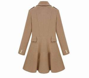 Double-Breasted Lapel Collar Coat