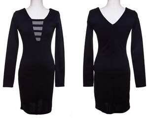 Long Sleeve Dress Black