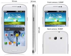 КОПИЯ SAMSUNG GALAXY SIII 4.0-ДЮЙМОВ ANDROID 4.SKYPE WI-FI Bluetooth 2 КАМЕРЫ